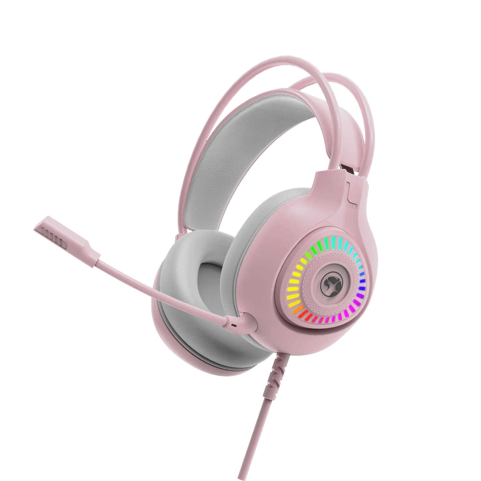 Gaming Headset (หูฟังเกมมิ่ง) MARVO H8325 Pink