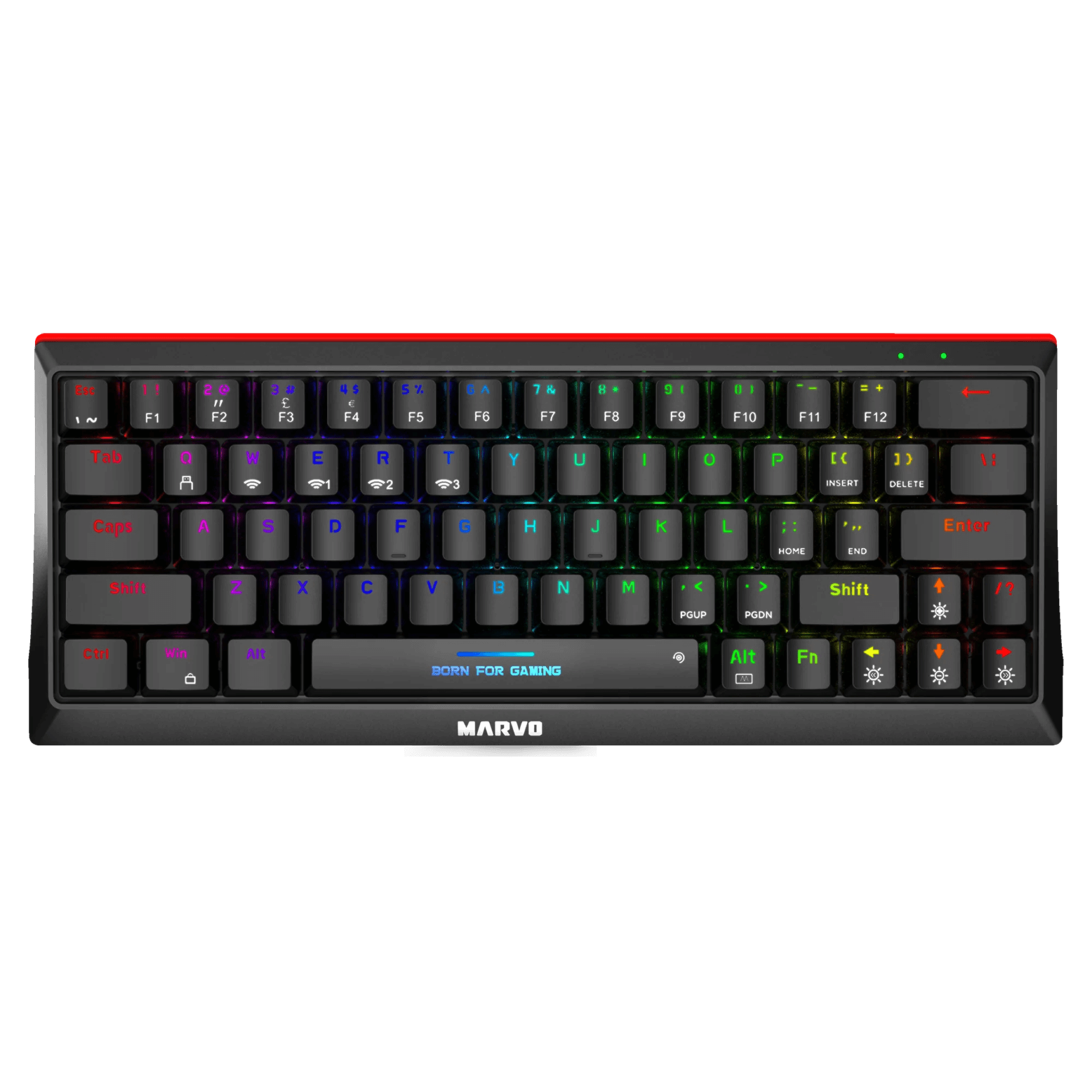 Gaming Keyboard (คีย์บอร์ดเกมมิ่ง) MARVO KG962W Mechanical